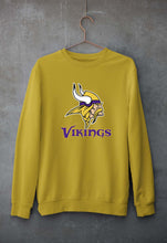 Load image into Gallery viewer, Vikings Unisex Sweatshirt for Men/Women-Mustard Yellow-Ektarfa.online