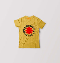 Load image into Gallery viewer, Red Hot Chili Peppers Kids T-Shirt for Boy/Girl-Golden Yellow-Ektarfa.online