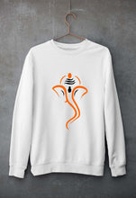 Load image into Gallery viewer, Ganpati JI(Ganesh) Unisex Sweatshirt for Men/Women-White-Ektarfa.online