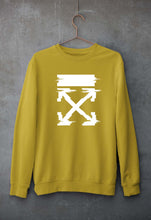 Load image into Gallery viewer, Off White Tee Unisex Sweatshirt for Men/Women-Mustard Yellow-Ektarfa.online