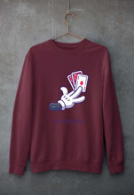 Load image into Gallery viewer, Poker Unisex Sweatshirt for Men/Women-Maroon-Ektarfa.online