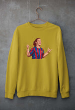 Load image into Gallery viewer, Ronaldinho Unisex Sweatshirt for Men/Women-Mustard Yellow-Ektarfa.online