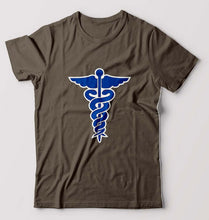Load image into Gallery viewer, Doctor T-Shirt for Men-Olive Green-Ektarfa.online