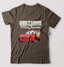 Load image into Gallery viewer, Lightning McQueen T-Shirt for Men-Olive Green-Ektarfa.online
