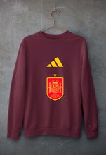 Load image into Gallery viewer, Spain Football Unisex Sweatshirt for Men/Women-Maroon-Ektarfa.online