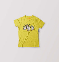 Load image into Gallery viewer, Penguins of Madagascar Kids T-Shirt for Boy/Girl-Yellow-Ektarfa.online