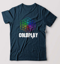 Load image into Gallery viewer, Coldplay T-Shirt for Men-Petrol Blue-Ektarfa.online