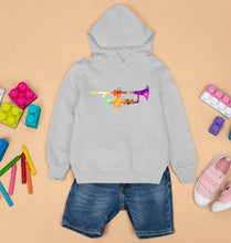 Load image into Gallery viewer, Trumpet Kids Hoodie for Boy/Girl-Grey-Ektarfa.online