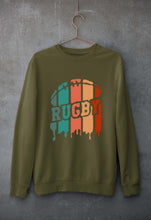 Load image into Gallery viewer, Rugby Unisex Sweatshirt for Men/Women-Olive Green-Ektarfa.online