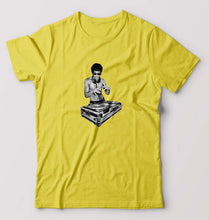 Load image into Gallery viewer, DJ Bruce Lee T-Shirt for Men-Yellow-Ektarfa.online