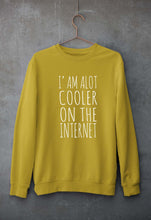 Load image into Gallery viewer, Internet Unisex Sweatshirt for Men/Women-Mustard Yellow-Ektarfa.online