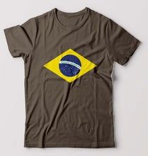 Load image into Gallery viewer, Brazil T-Shirt for Men-Olive Green-Ektarfa.online