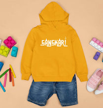 Load image into Gallery viewer, Sanskari Kids Hoodie for Boy/Girl-Mustard Yellow-Ektarfa.online