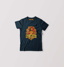 Load image into Gallery viewer, Harry Potter Gryffindor Kids T-Shirt for Boy/Girl-Petrol blue-Ektarfa.online