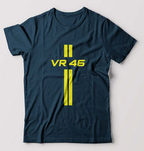 Load image into Gallery viewer, Valentino Rossi(VR 46) T-Shirt for Men-Petrol Blue-Ektarfa.online
