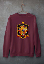 Load image into Gallery viewer, Spain Football Unisex Sweatshirt for Men/Women-Maroon-Ektarfa.online
