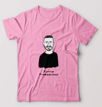 Load image into Gallery viewer, Justin Timberlake T-Shirt for Men-Light Baby Pink-Ektarfa.online
