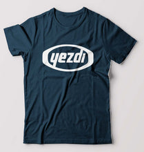 Load image into Gallery viewer, Yezdi T-Shirt for Men-Petrol Blue-Ektarfa.online