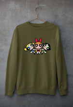 Load image into Gallery viewer, Powerpuff Girls Unisex Sweatshirt for Men/Women-Olive Green-Ektarfa.online