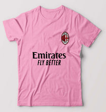 Load image into Gallery viewer, A.C. Milan 2021-22 T-Shirt for Men-Light Baby Pink-Ektarfa.online