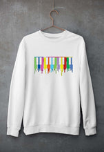 Load image into Gallery viewer, Piano Unisex Sweatshirt for Men/Women-White-Ektarfa.online