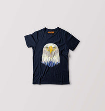 Load image into Gallery viewer, TRIANGLE_EAGLE Kids T-Shirt for Boy/Girl-Navy Blue-Ektarfa.online