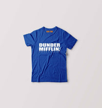 Load image into Gallery viewer, Dunder Mifflin Kids T-Shirt for Boy/Girl-Royal Blue-Ektarfa.online