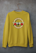 Load image into Gallery viewer, Guns and Roses Unisex Sweatshirt for Men/Women-Mustard Yellow-Ektarfa.online