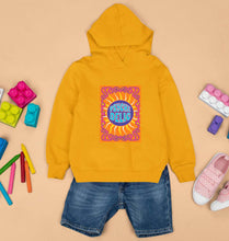 Load image into Gallery viewer, Psychedelic Kids Hoodie for Boy/Girl-Mustard Yellow-Ektarfa.online