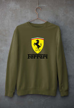Load image into Gallery viewer, Ferrari Unisex Sweatshirt for Men/Women-Olive Green-Ektarfa.online
