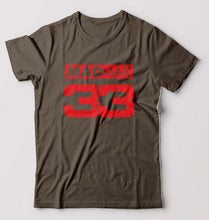 Load image into Gallery viewer, Max Verstappen T-Shirt for Men-Olive Green-Ektarfa.online