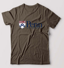 Load image into Gallery viewer, University of Pennsylvania T-Shirt for Men-Olive Green-Ektarfa.online