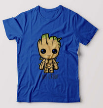 Load image into Gallery viewer, Groot T-Shirt for Men-Royal Blue-Ektarfa.online