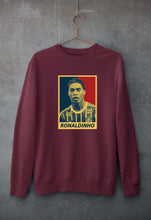 Load image into Gallery viewer, Ronaldinho Unisex Sweatshirt for Men/Women-Maroon-Ektarfa.online