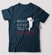 Load image into Gallery viewer, Lucifer T-Shirt for Men-Petrol Blue-Ektarfa.online