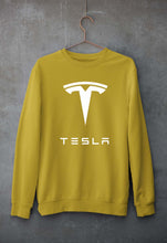 Load image into Gallery viewer, Tesla Unisex Sweatshirt for Men/Women-Mustard Yellow-Ektarfa.online
