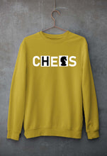 Load image into Gallery viewer, Chess Unisex Sweatshirt for Men/Women-Mustard Yellow-Ektarfa.online