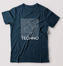 Load image into Gallery viewer, Techno T-Shirt for Men-Petrol Blue-Ektarfa.online