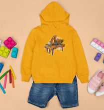 Load image into Gallery viewer, Piano Kids Hoodie for Boy/Girl-Mustard Yellow-Ektarfa.online