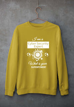 Load image into Gallery viewer, Cyber Security Unisex Sweatshirt for Men/Women-Mustard yellow-Ektarfa.online