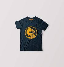 Load image into Gallery viewer, Mortal Kombat Kids T-Shirt for Boy/Girl-Petrol blue-Ektarfa.online