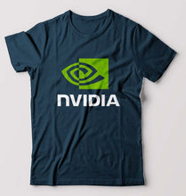 Load image into Gallery viewer, Nvidia T-Shirt for Men-Petrol Blue-Ektarfa.online