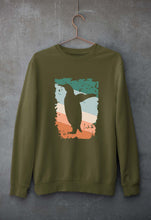 Load image into Gallery viewer, Penguin Unisex Sweatshirt for Men/Women-Olive Green-Ektarfa.online