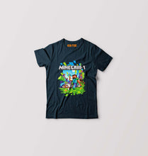 Load image into Gallery viewer, Minecraft Kids T-Shirt for Boy/Girl-Navy Blue-Ektarfa.online