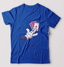 Load image into Gallery viewer, Poker T-Shirt for Men-Royal Blue-Ektarfa.online