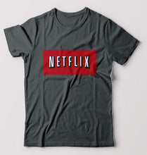 Load image into Gallery viewer, Netflix T-Shirt for Men-Steel grey-Ektarfa.online