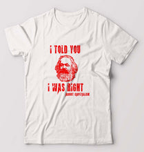 Load image into Gallery viewer, Karl Marx T-Shirt for Men-White-Ektarfa.online