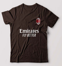 Load image into Gallery viewer, A.C. Milan 2021-22 T-Shirt for Men-Coffee Brown-Ektarfa.online