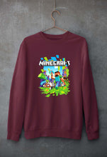 Load image into Gallery viewer, Minecraft Unisex Sweatshirt for Men/Women-Maroon-Ektarfa.online