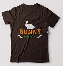 Load image into Gallery viewer, Rabbit Bunny T-Shirt for Men-Coffee Brown-Ektarfa.online
